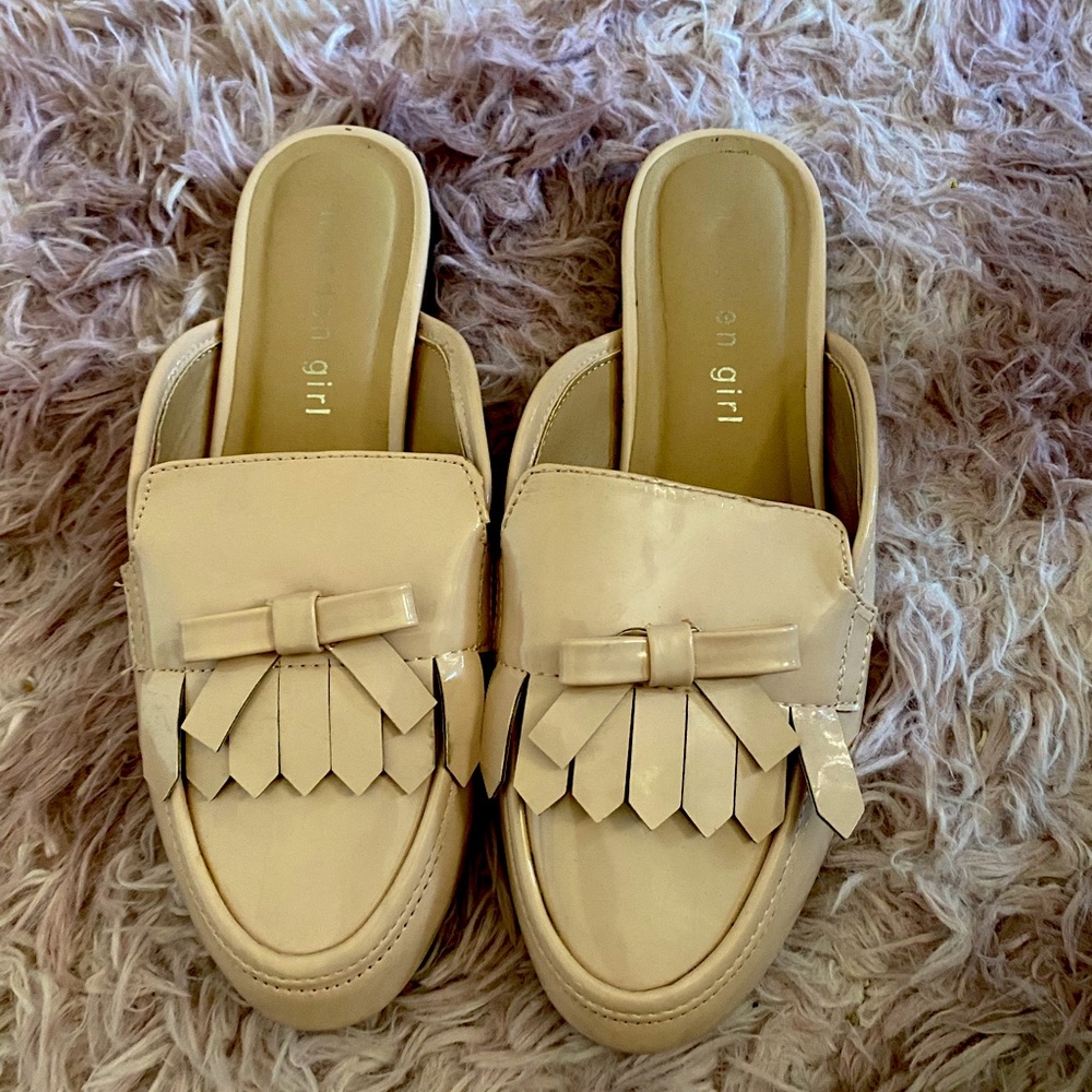 dusty pink classy slides size 6 in women’s